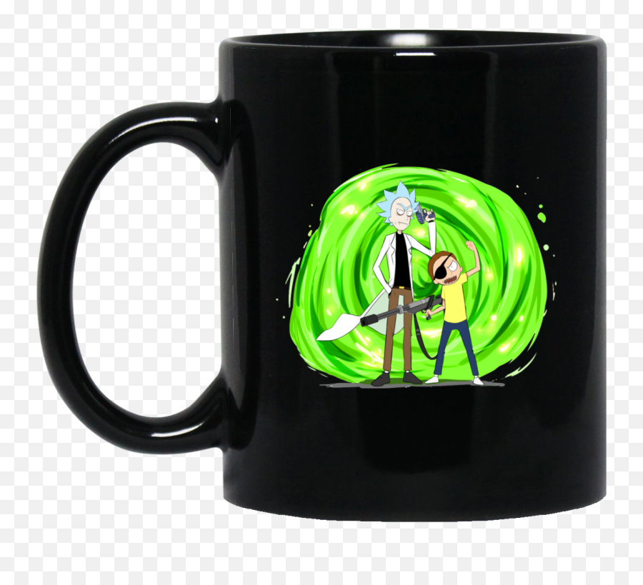 Rick And Morty Portal Heat Mug Mugs - Evil Rick And Morty Shirts Png,Rick And Morty Portal Png