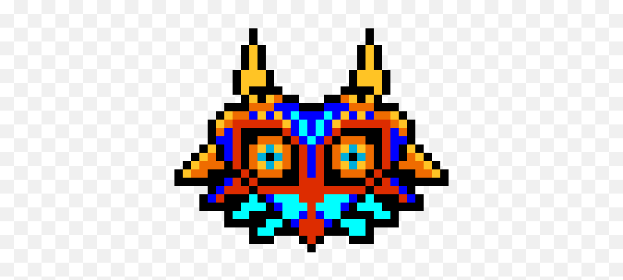 Download Skull Kid - Mask Pixel Art Png,Skull Kid Png