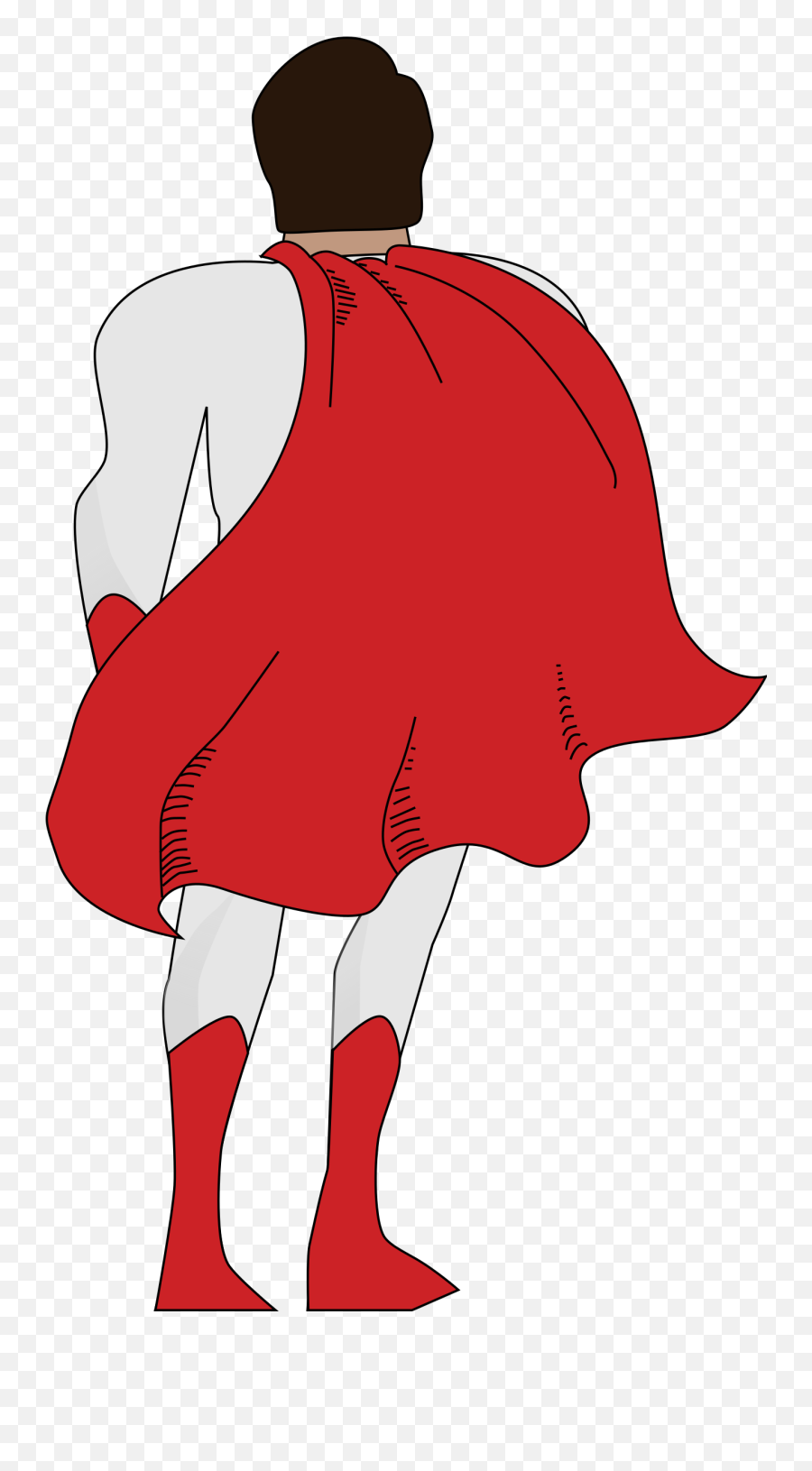 Clipart Superman Cape Cartoon - Cape Clipart Png,Superman Cape Logo