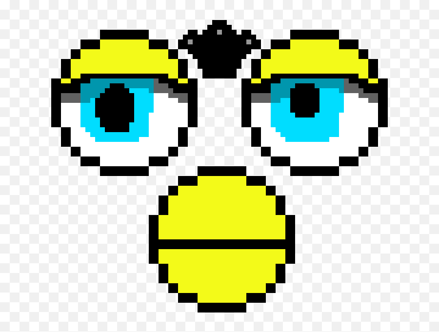 1998 Furby Face Pixel Art Maker Png