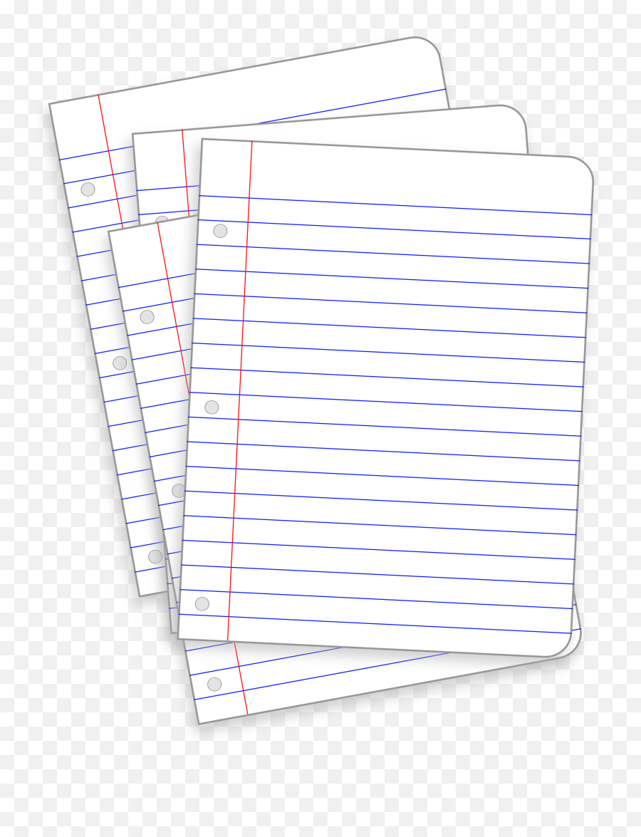 Note Clipart Notebook Paper - Paper Clipart Png,Notebook Paper Png