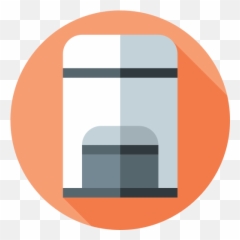 Garbage Bin Trash Png Icon - Png Repo Free Png Icons Circle,Trash Bin Png