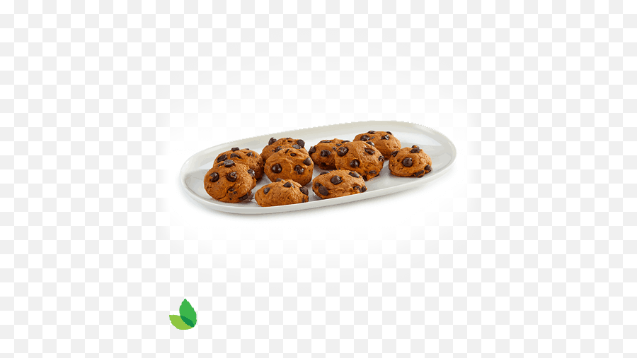 Pumpkin Chocolate Chip Cookies Recipe With Truvía Cane - Chocolate Chip Cookie Png,Cookie Transparent