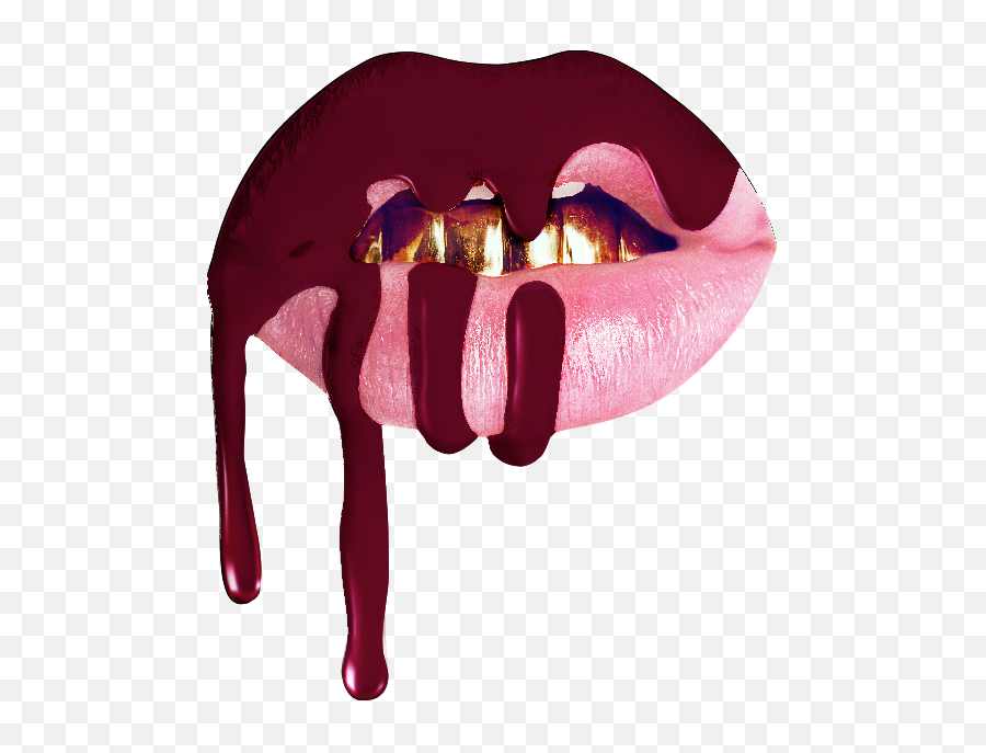 Kylie Jenner Lips Drawing - Kylie Jenner Lip Kit Logo Png,Lips Clipart Png