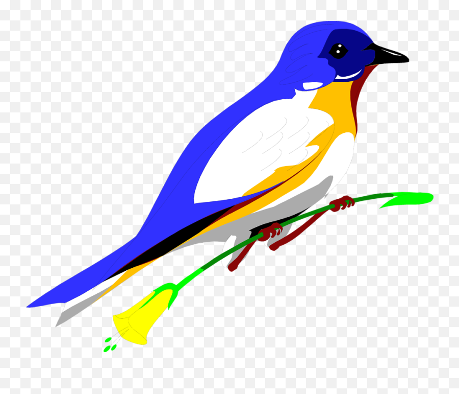 Blue Bird Clipart - Bird Clipart Png,Blue Bird Png