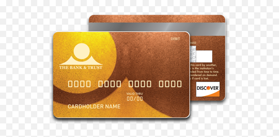 Discover Debit Card The Bank U0026 Trust Png