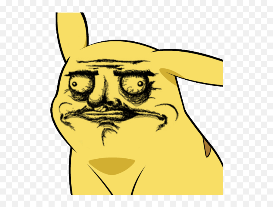 Pika Gusta Give Pikachu A Face Know Your Meme - Pikachu Meme Face Png,Meme Faces Png