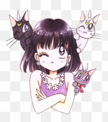 Download Hd Luna Sailor Moon Transparent Diana Artemis - Sailor Saturn Png,Sailor Moon Transparent