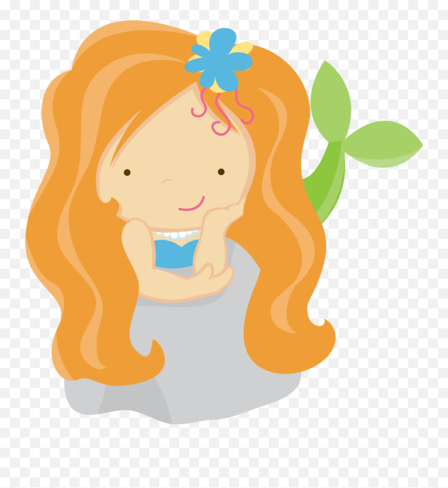 Face Clipart Mermaid Transparent Free For - Mermaid Birthday Party Png,Mermaid Clipart Png