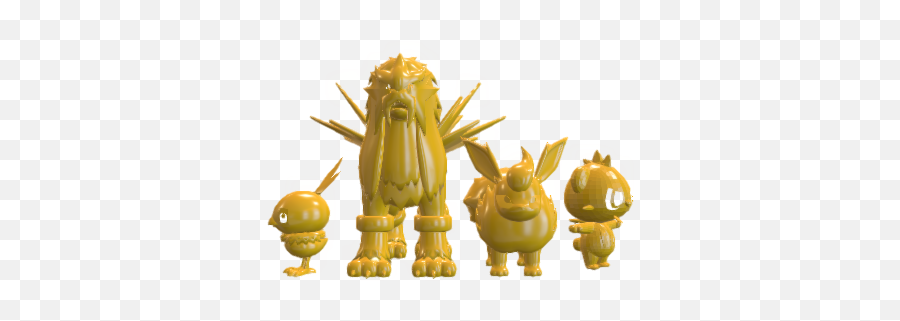P3din - Crystal Pokeball Flareon Entei Torchic And Pancham Figurine Png,Flareon Png