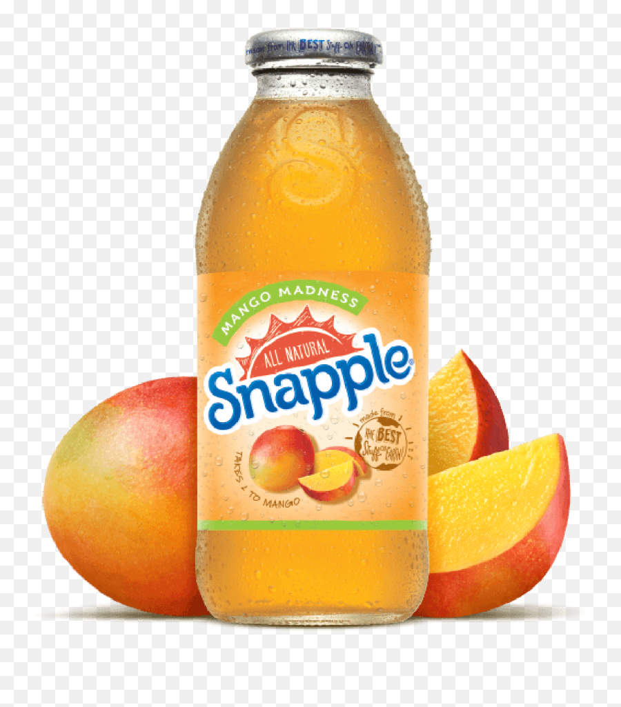Download Hd Snapple Mango Madness - Orange Soft Drink Png,Snapple Png
