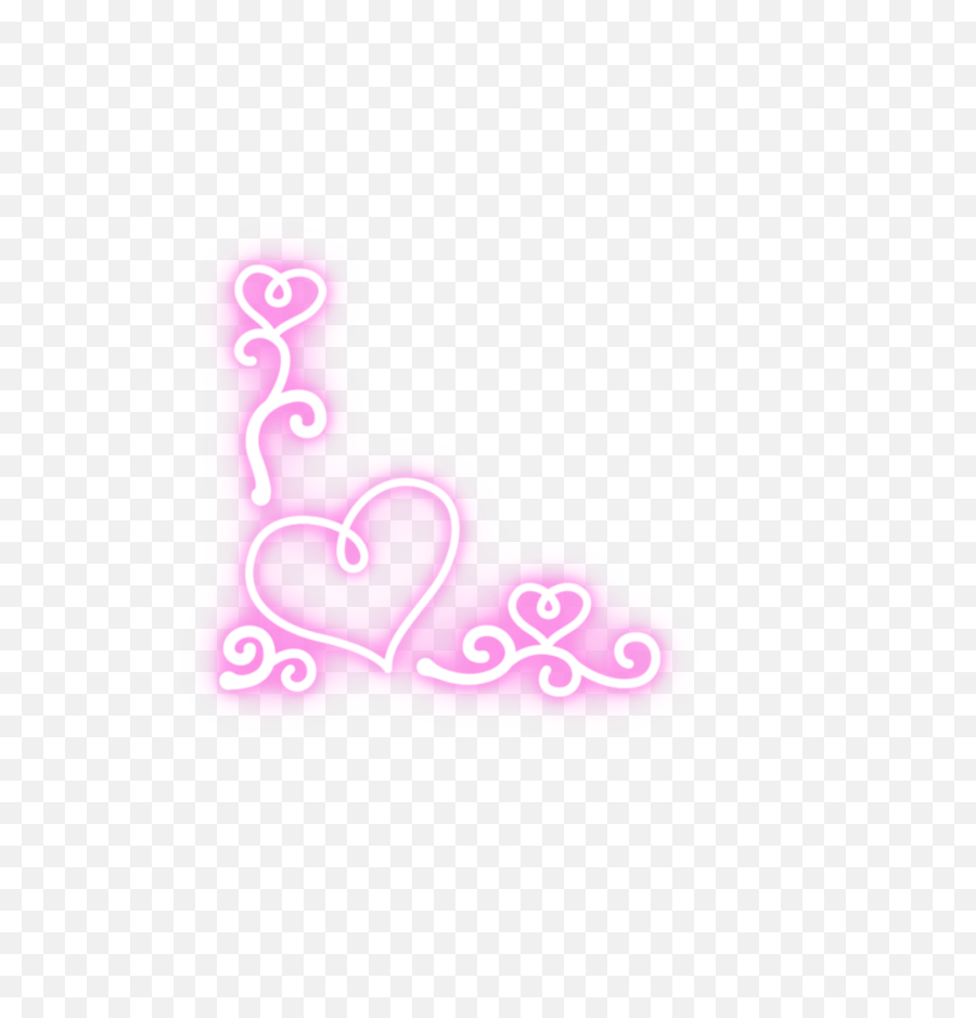 Clipart Free Cora Ao Neon - Pink Neon Heart Transparent Png,Neon Heart Png