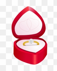 Circle Engagement Ring Png Clipart - Wedding Cartoon
