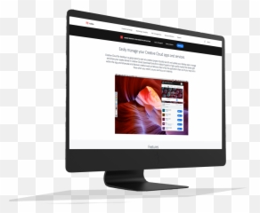 Download Adobeimac - Ledbacklit Lcd Display Hd Png Adobe Creative Cloud Computer,Led Png