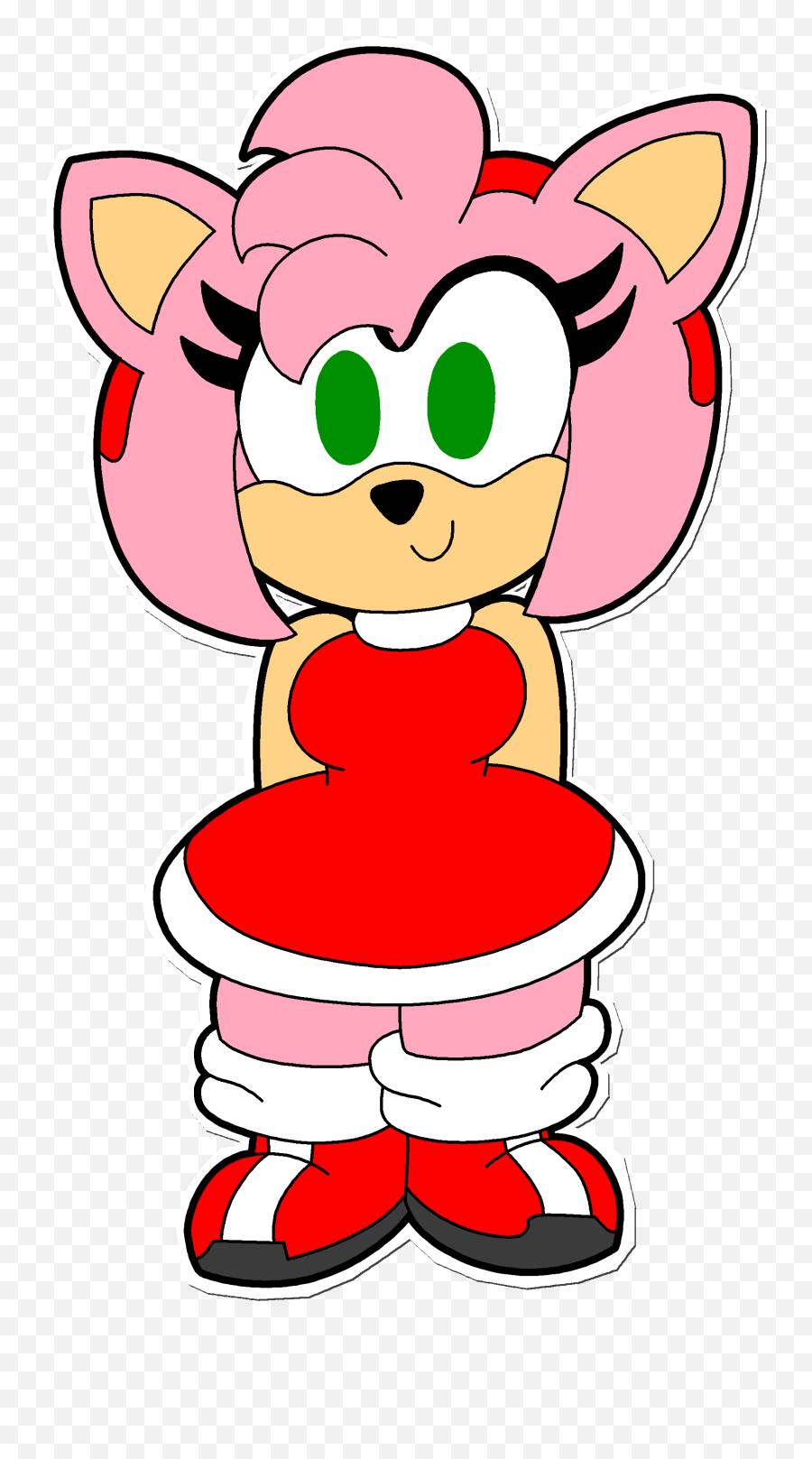 Amy Rose - Amy Rose Thicc Transparent Png Original Size Thicc Amy Rose,Amy Rose Png