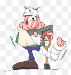 Download People Illustration Individual Person - Person Injured Transparent Background Png,People Cartoon Png