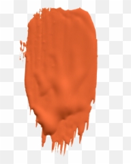 Bright Orange Thin Paste Png