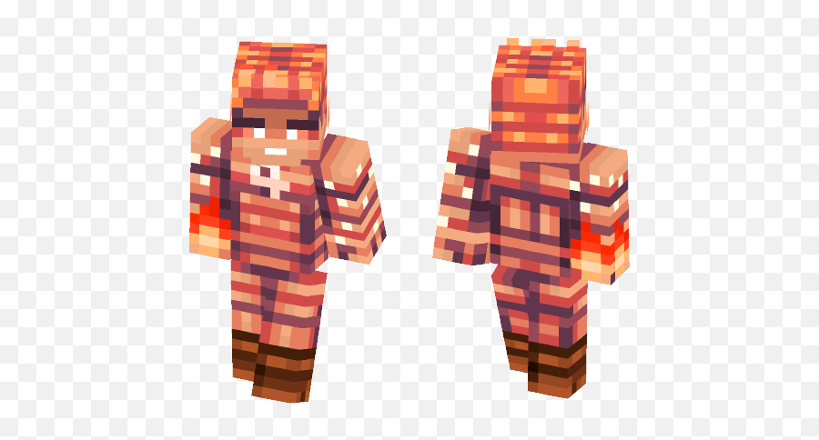 Download Human Torch Minecraft Skin For Free - La Chilanguita Png,Human Torch Png