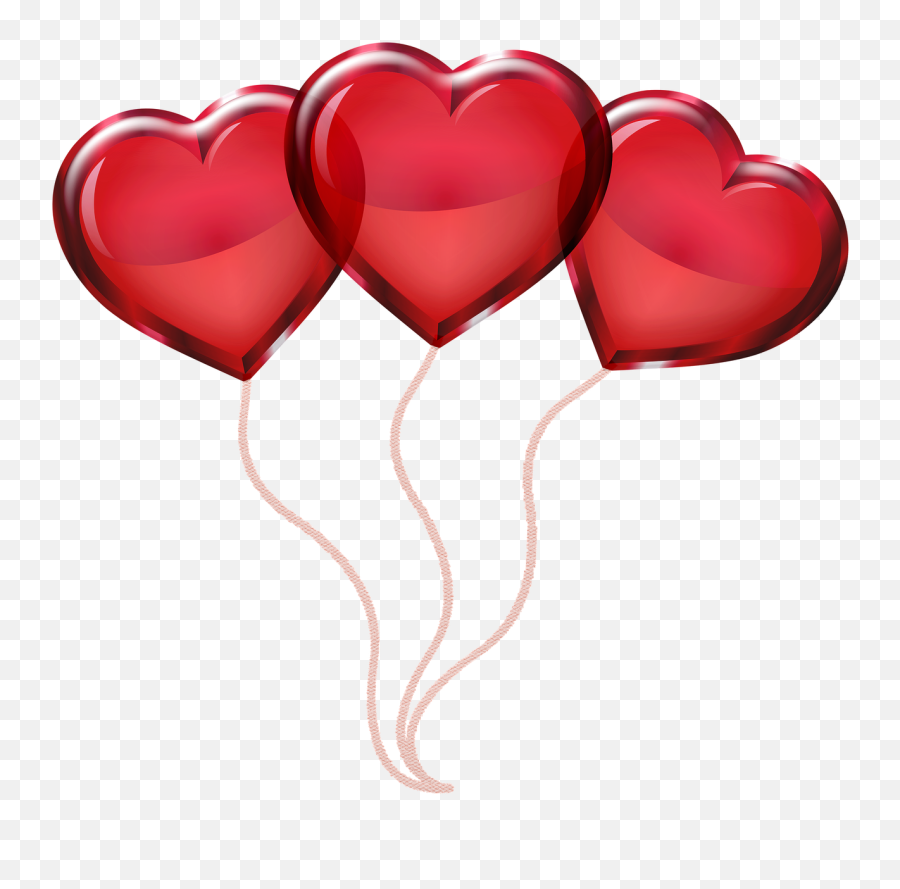 Balloons Hearts Heart Shape - Free Image On Pixabay Girly Png,Heart Shape Png
