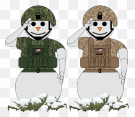 Patriotic Military Snowman Design Stay Frosty Fall3nwarrior - Fictional Character Png,Frosty The Snowman Png