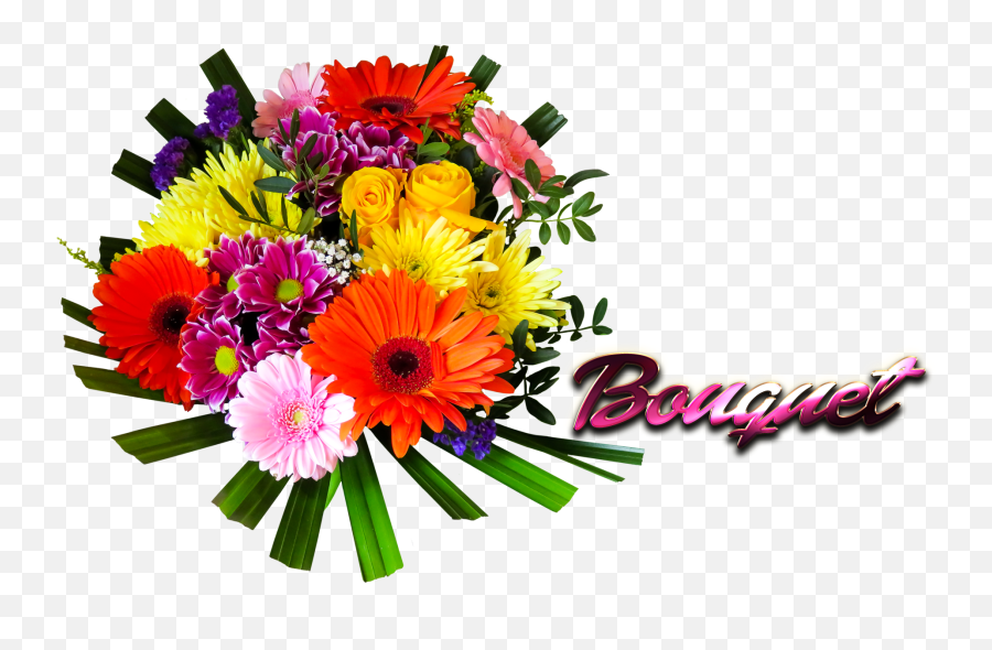 Download Bouquet Of Flowers Png File - Flower Image Png Hd Flower Bouquet Png,Bunch Of Flowers Png