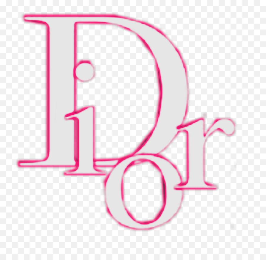 Freetoedit Dior Pink Sticker By Caris - Transparent Pink Dior Logo Png