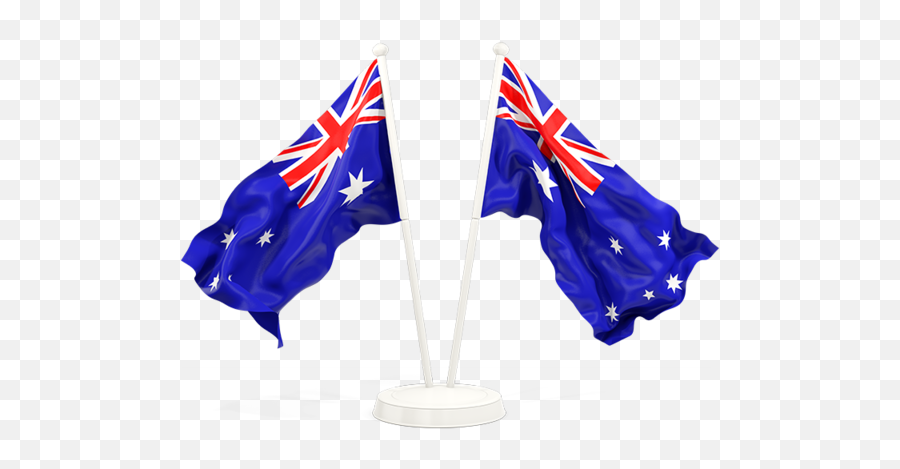 Two Waving Flags - Papua New Guinea And Australia Flags Png,Australia Flag Png