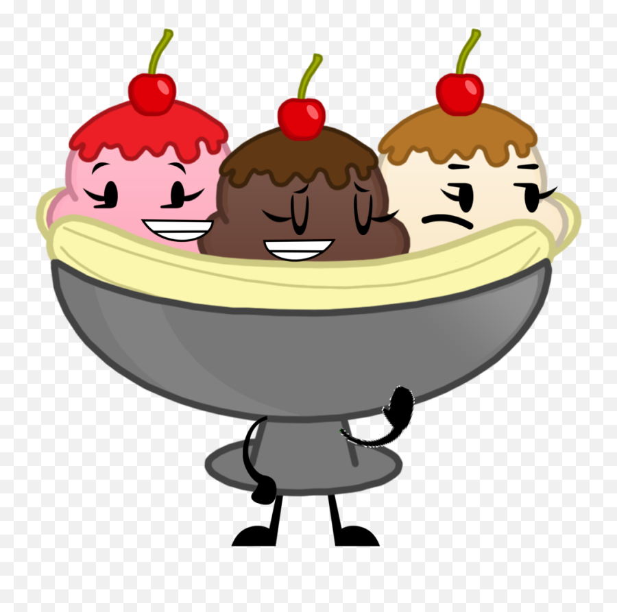 Dessert Clipart Banana Split Ice Cream - Object Shows Banana Split Png,Banana Split Png