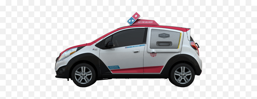 High - Pizza Delivery Car Transparent Png,Dominos Logo Png