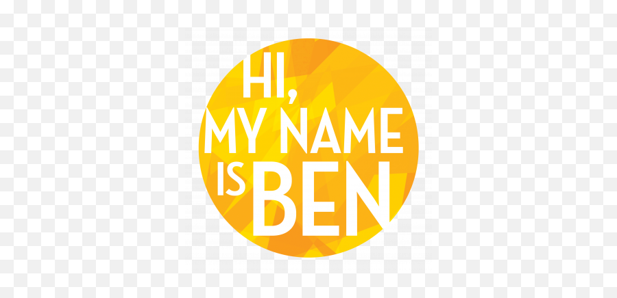 Hi My Name Is Ben - Pop In Png,Hello My Name Is Transparent