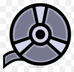 Film Reel Royalty Free Vector Clip Art Illustration - Warning No Fire Signs png