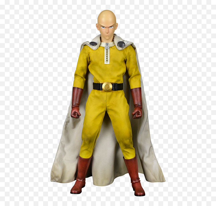 One - Punch Man Saitama Sixth Scale Figure By Threezero One Punch Man Action Figure Png,Saitama Png