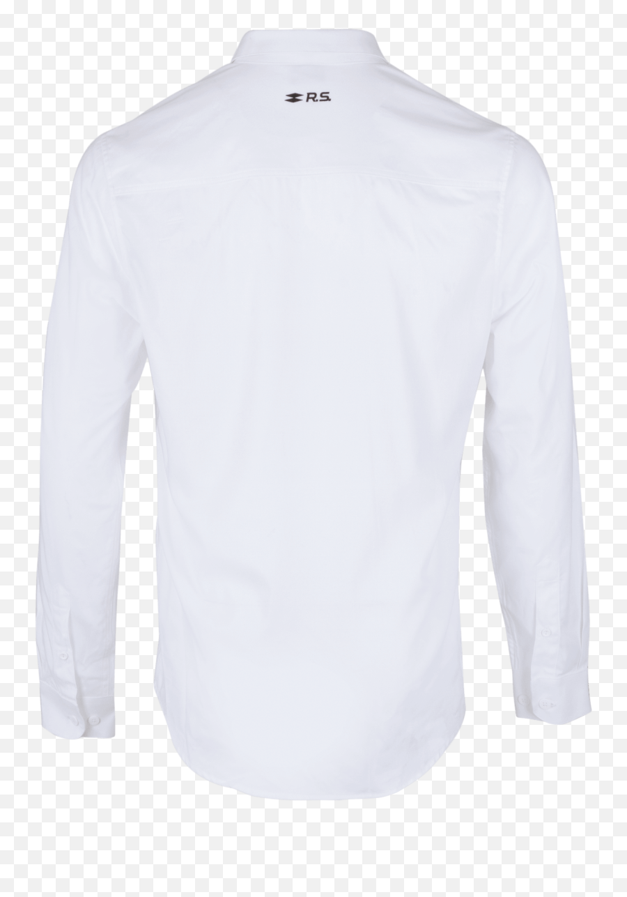 Camisa Blanca Hombre Png 4 Image - White Long Sleeve Back Png,Hombre Png