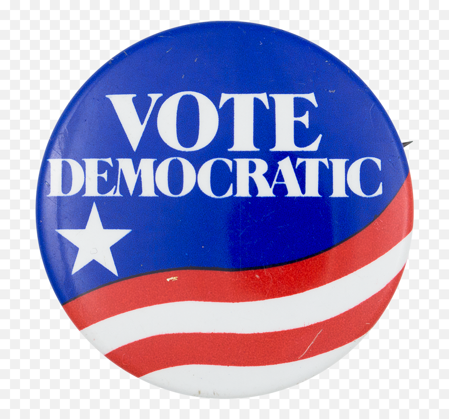 Vote Democratic Flag Busy Beaver Button Museum Png Democrat