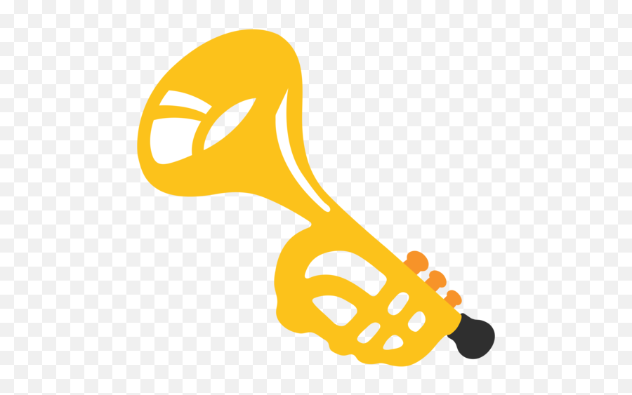 Trumpet Emoji - Emoticon Trompette Png,Trompeta Png