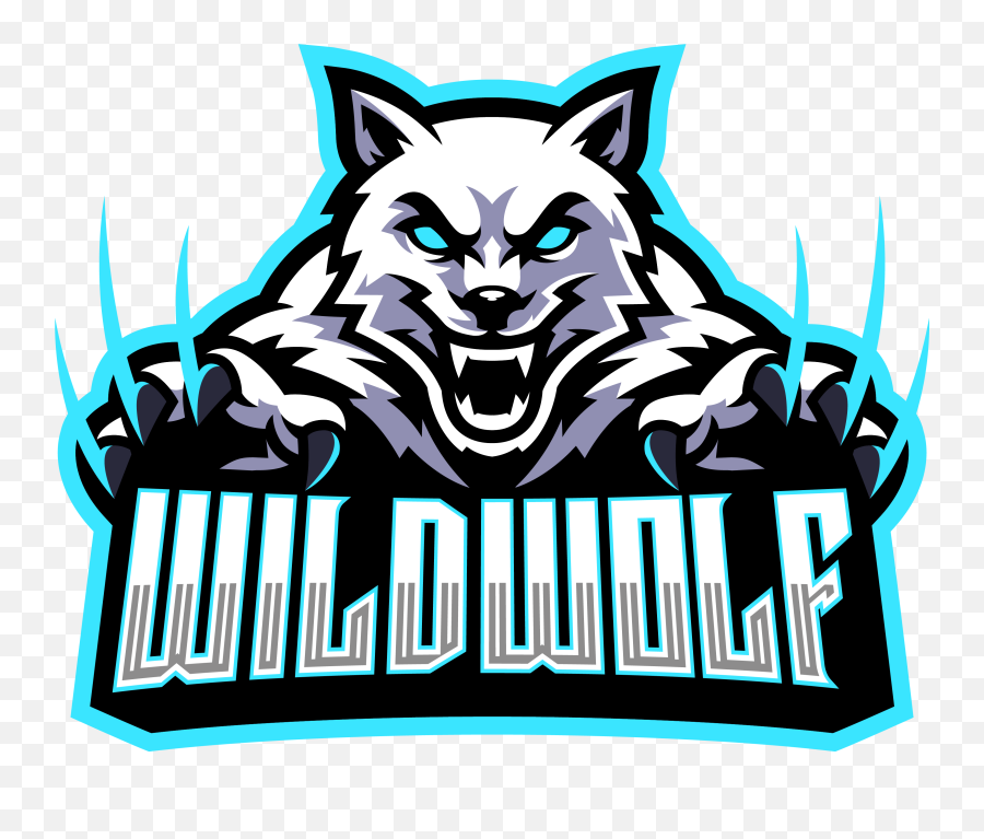 Wild Wolf Esport Mascot Logo Design By - Wolf Esport Logo Png,Blue Wolf Logo