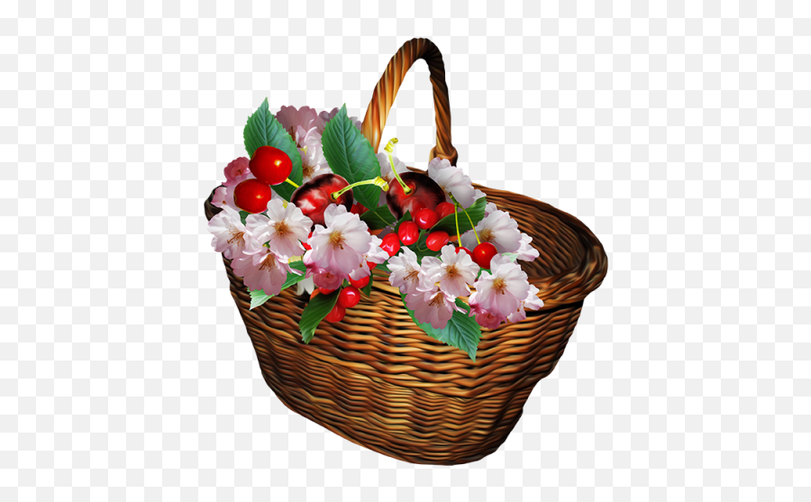 Flower Basket Png - Artificial Flower,Basket Png