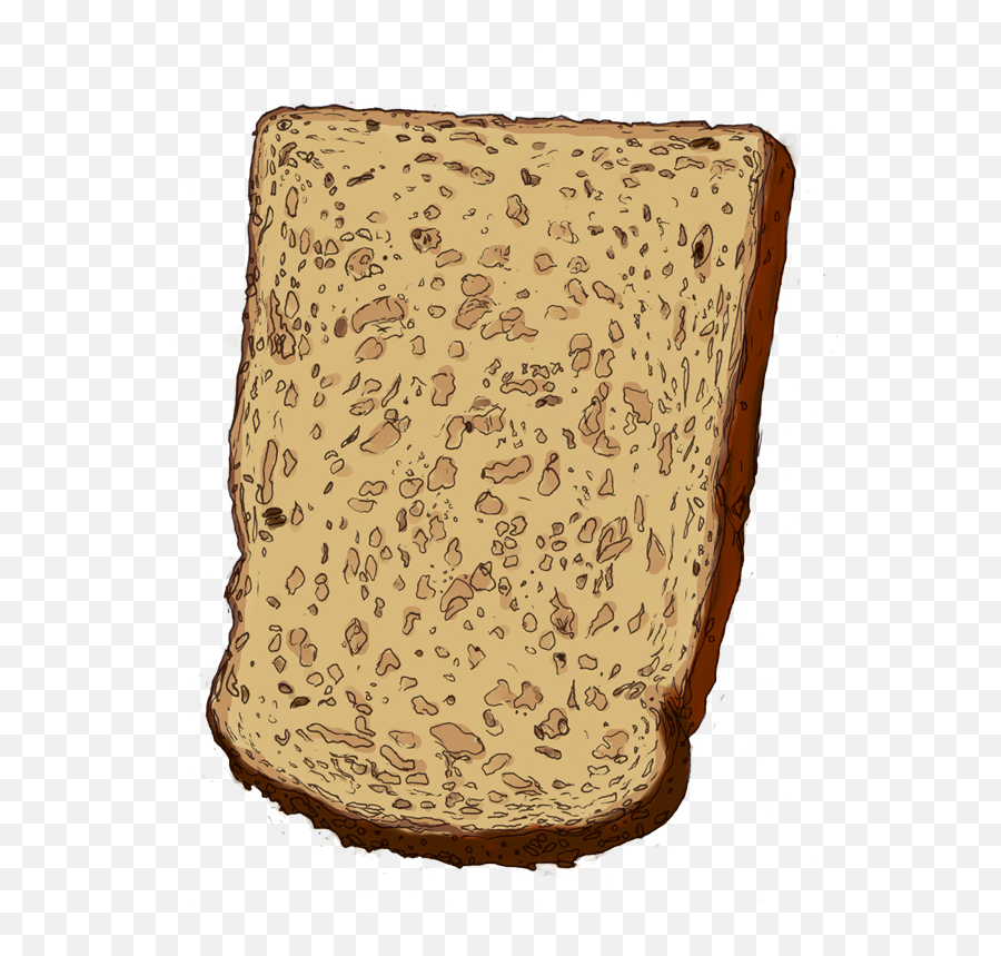 Drawing Bread - Bread Slice Drawing Png,Bread Slice Png
