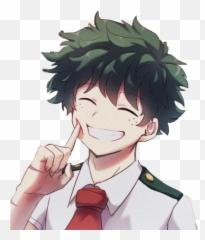 Deku Smile Izukumidoriya Sticker By Kaylee Wilkie - Happy Deku png