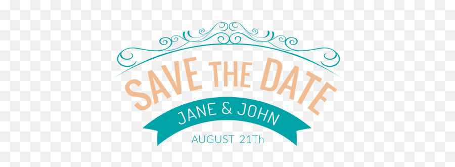 Transparent Png Svg Vector File - Save The Date Design Png,Save The Date Png