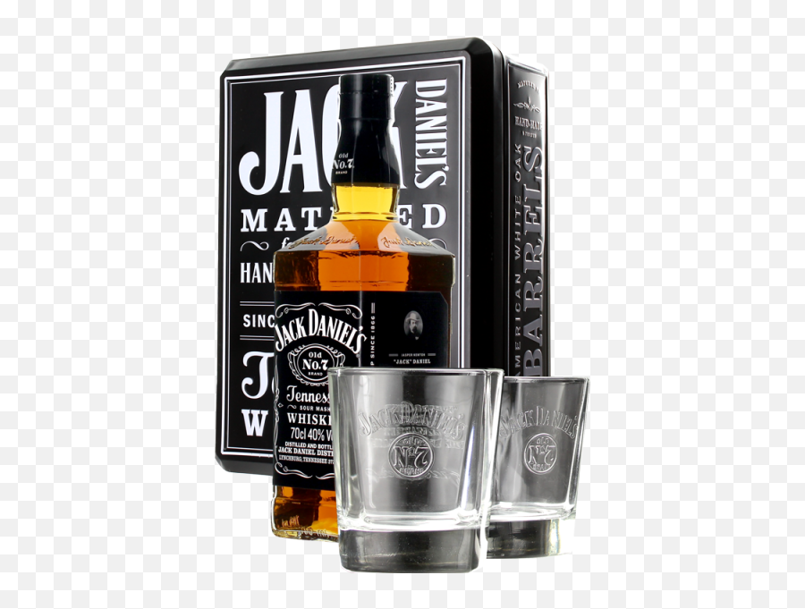 Jack Danielu0027s N7 En Gift Set 2 Glasses - Jack Daniels Tennessee Whiskey Png,Jack Daniels Png
