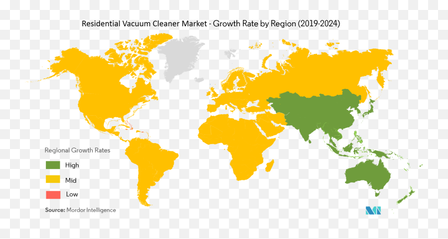 Residential Vacuum Cleaners Market - Growth Trends Covid19 Impact And Forecasts 2021 2026 Visa Vs Mastercard World Map Png,Electrolux Icon Air Filter