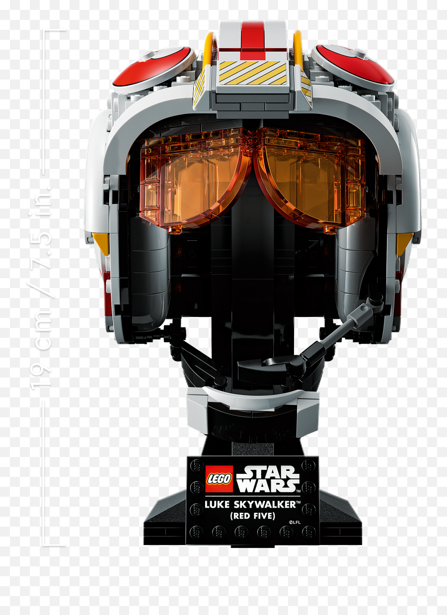 Luke Skywalker Red Five Helmet 75327 - Lego Star Wars Lego 75327 Star Wars Luke Skywalker Helmet Png,Icon Alliance Helmet Red