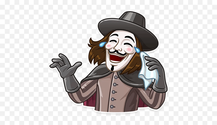 Guy Fawkes Telegram Stickers Sticker Search - Guy Fawkes Telegram Sticker Png,Guy Fawkes Icon