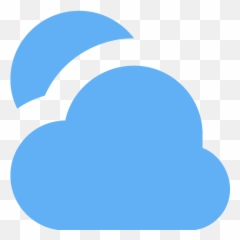 Tropical Blue Cloudy Icon - Free tropical weather icons Vertical png