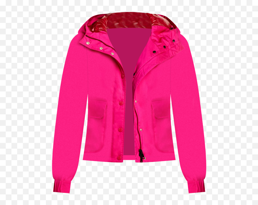 Moncler Cigue Short Hooded Jacket Bloomingdaleu0027s - Long Sleeve Png,Pink Icon Leather Jacket
