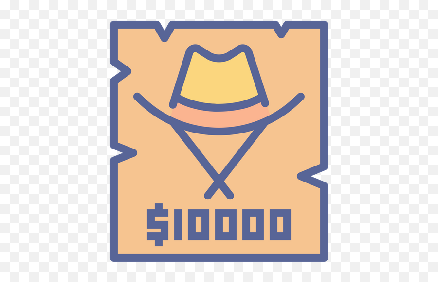 Wanted Icon Of Colored Outline Style - Available In Svg Png Sheriff,Wanted Poster Png