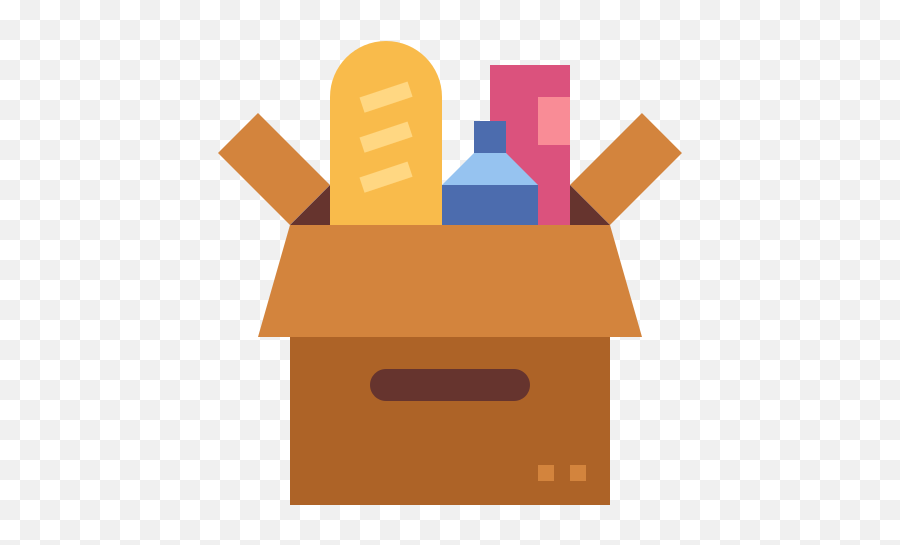 Food Donation - Free Food And Restaurant Icons Cardboard Packaging Png,Food Box Icon