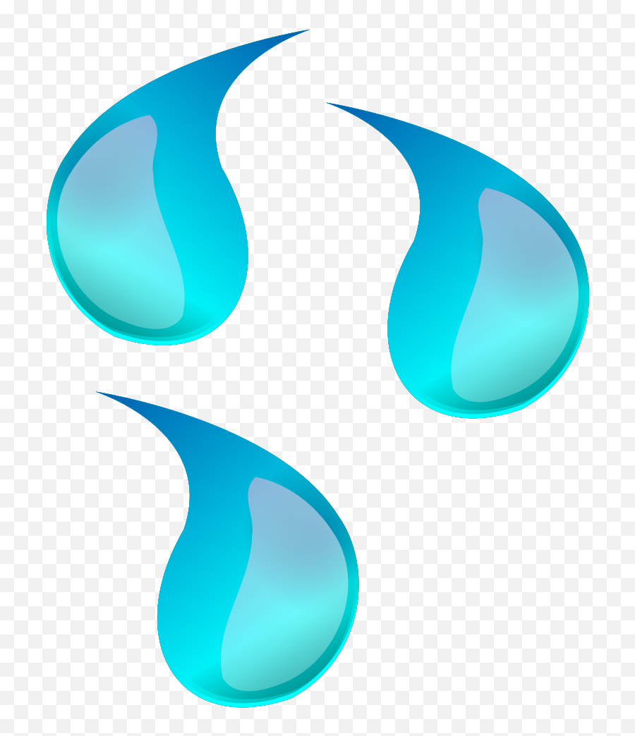 Water Droplets Png Svg Clip Art For Web - Download Clip Art Color Gradient,Water Drop Vector Icon