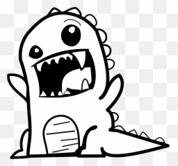 This Free Icons Png Design Of Rawr Dinosaur Outline Full